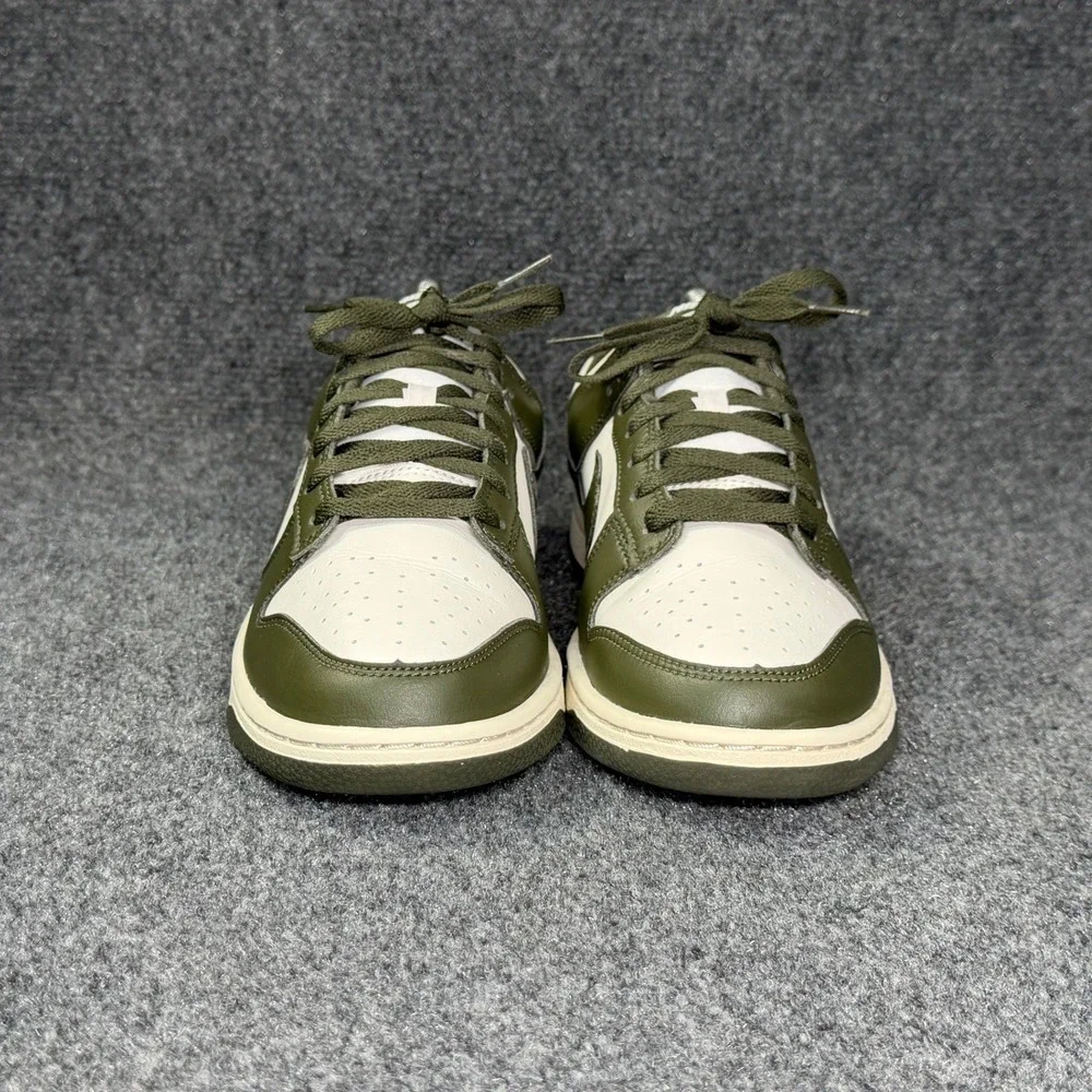 Nike Dunk Low Shoes Men's 8.5 Pale Ivory Cargo Khaki Retro Athletic Sneakers
